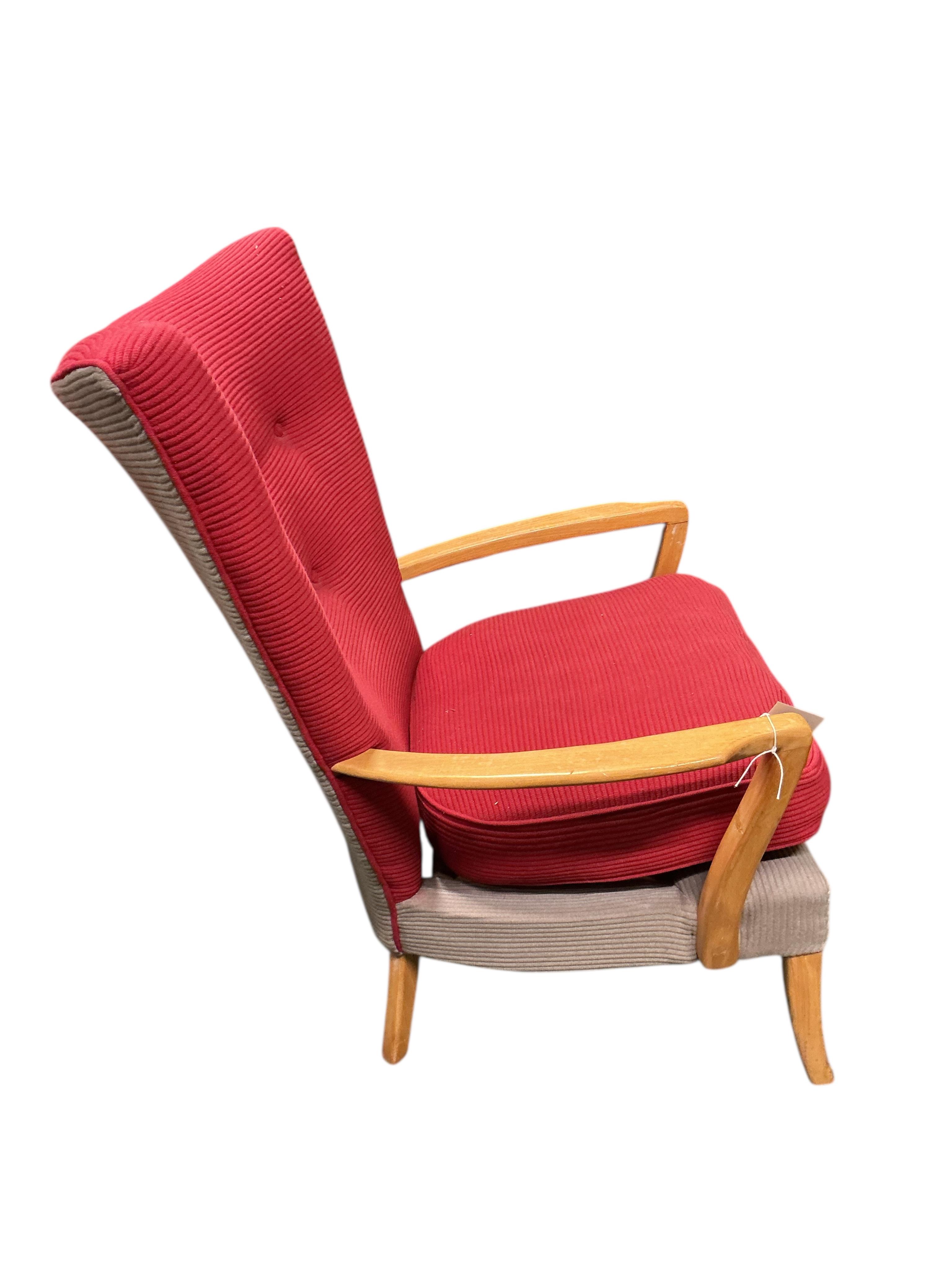 A mid century G plan armchair, width 68cm, depth 60cm, height 90cm